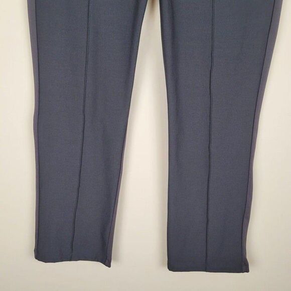 Athleta Size 10 Headlands Hybrid Pant Cropped Stretch Hiking Travel Black Brown - Picture 4 of 10